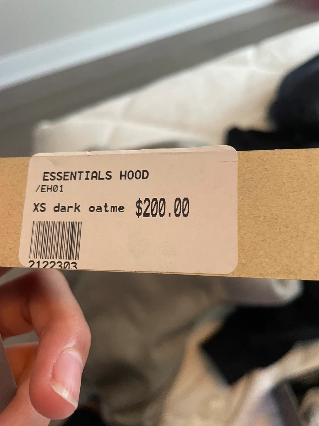 Essentials Fear of God Hoodie - XS Dark Oatme - photo 4