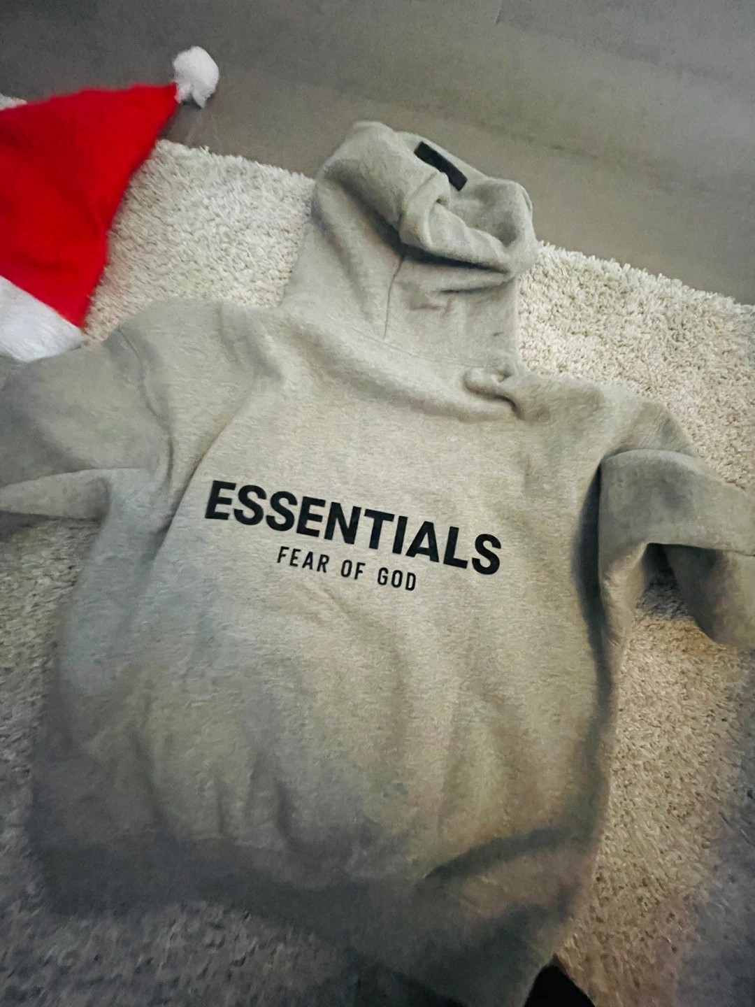 Essentials Fear of God Hoodie - XS Dark Oatme - photo 2