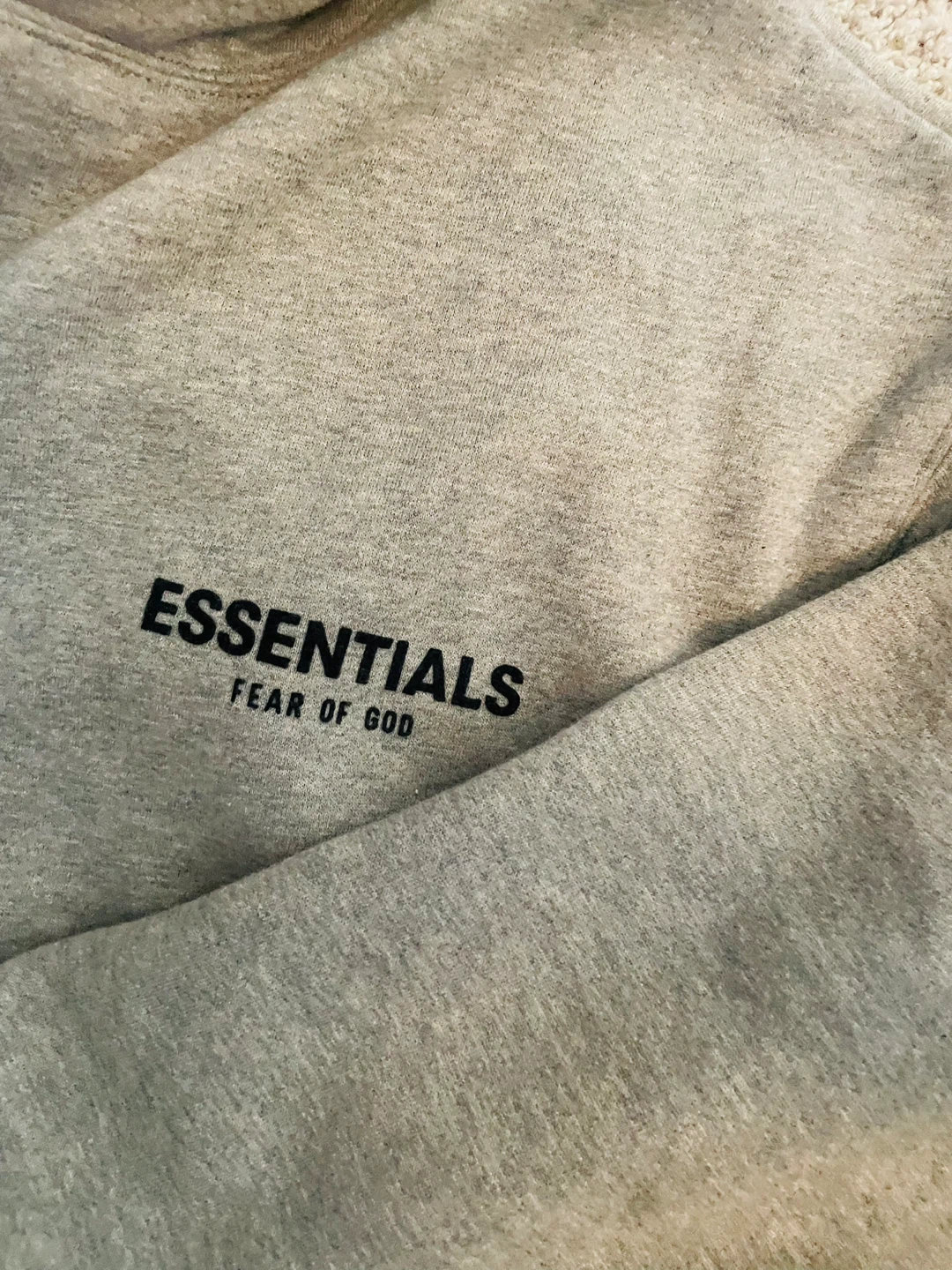 Essentials Fear of God Hoodie - XS Dark Oatme - photo 3