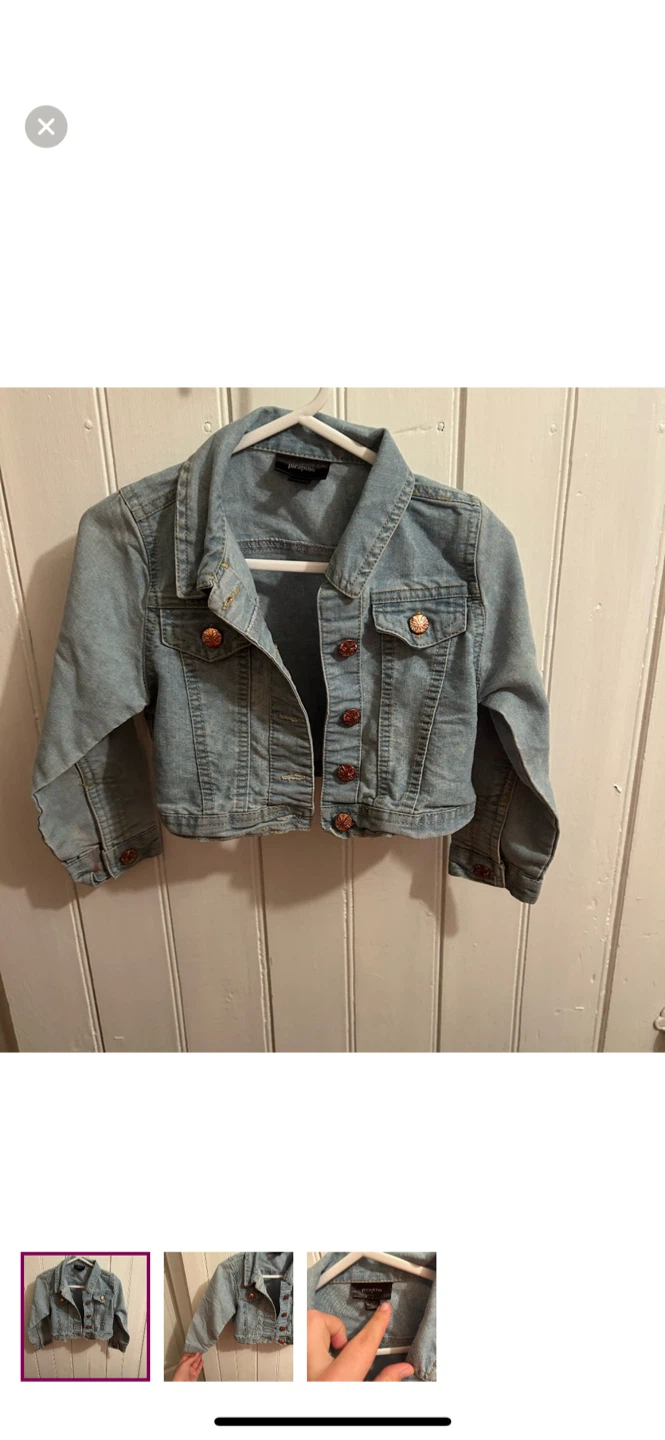 Picapino Denim Jacket - Size 4T
