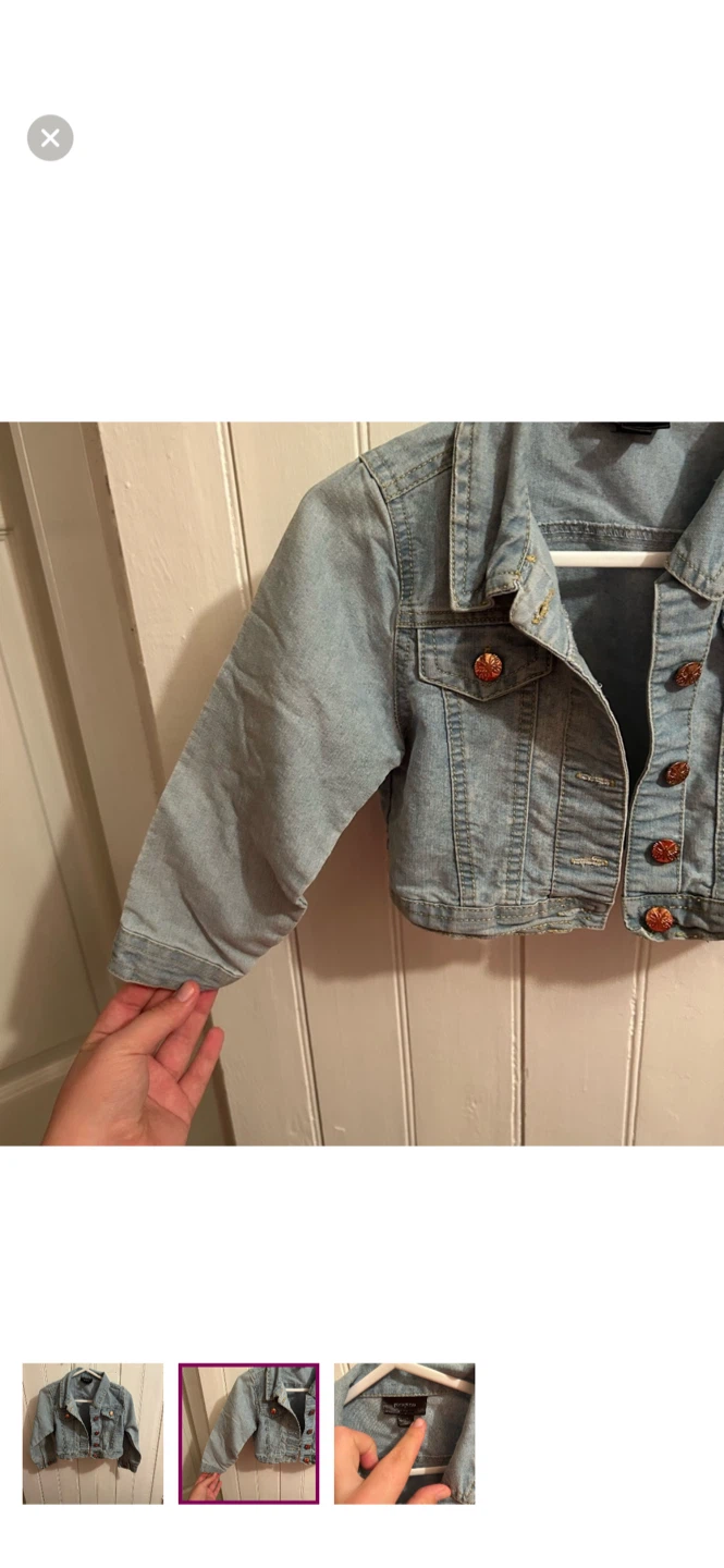 Picapino Denim Jacket - Size 4T - photo 2