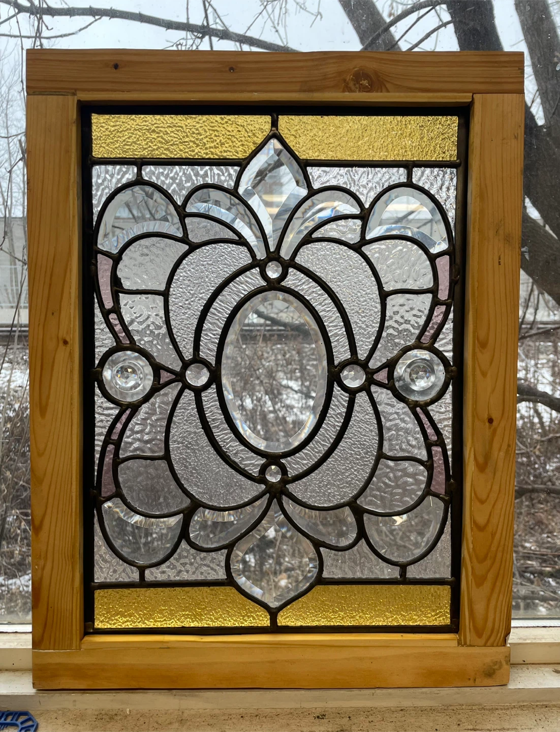 Stained Glass Window Panel