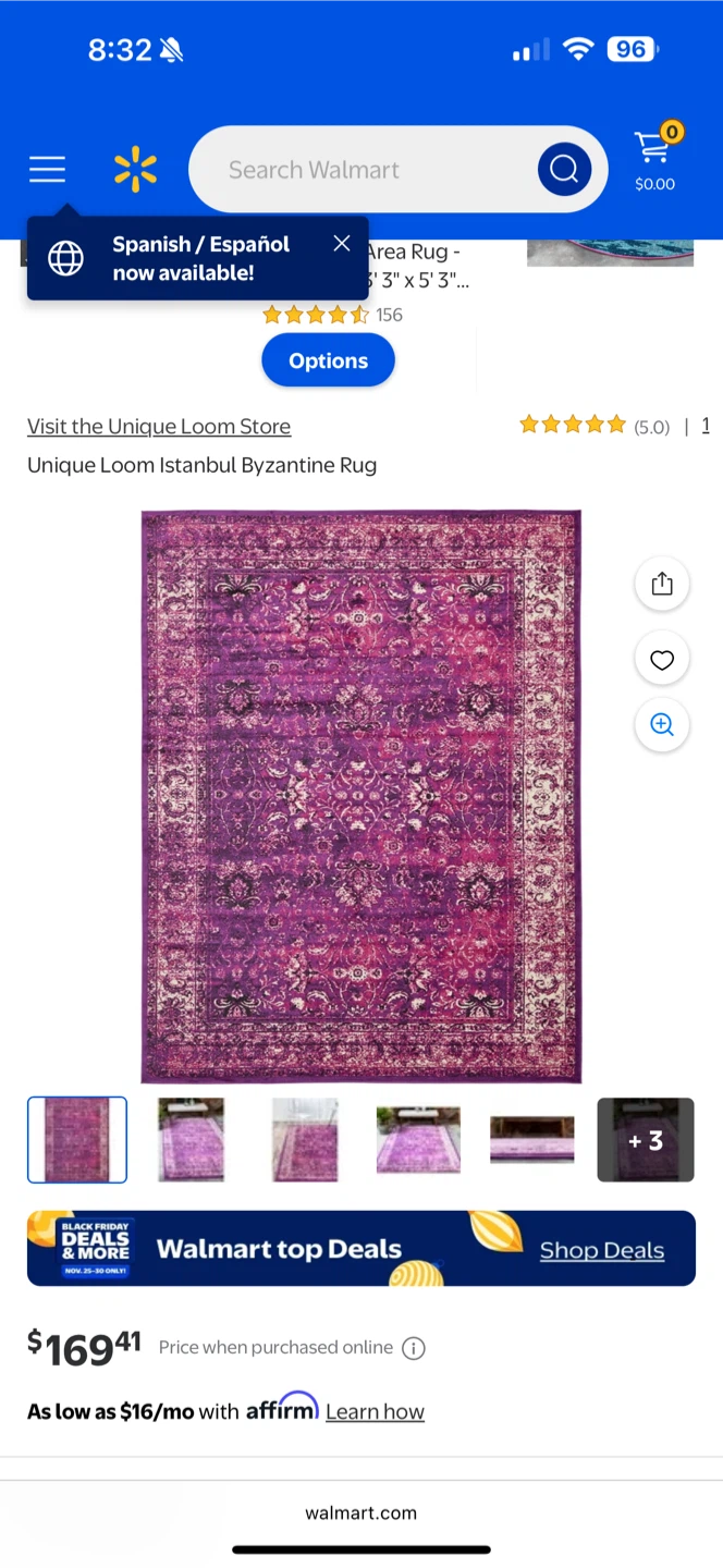 Unique Loom Barnyard Collection Area Rug - Lilac - photo 3