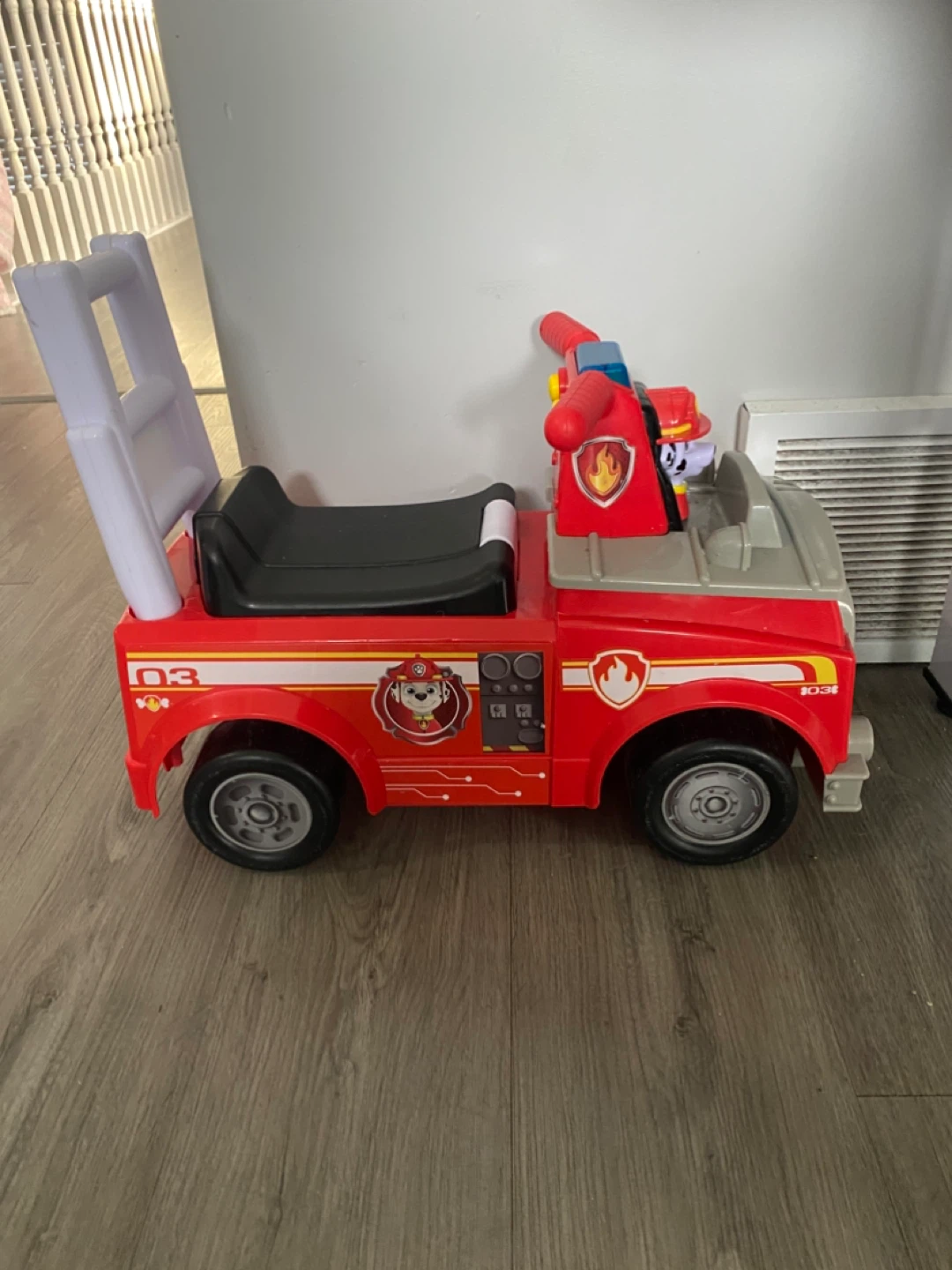 Paw Patrol Marshall Fire Truck Ride-On
