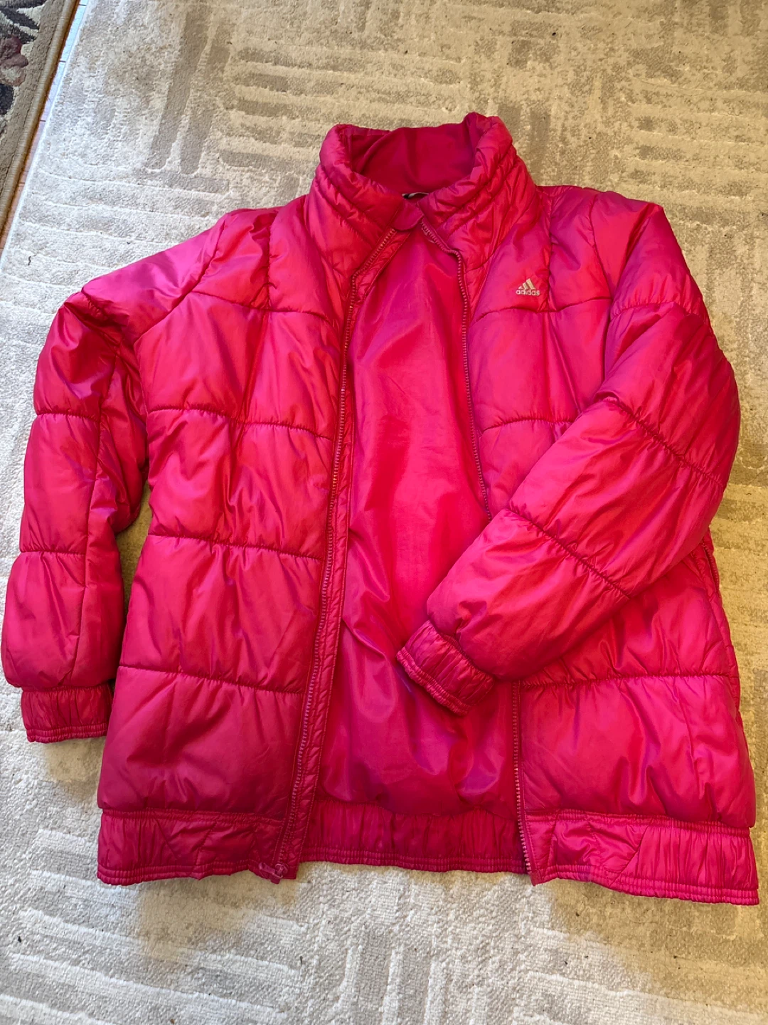 Adidas Pink Puffer Jacket - photo 2