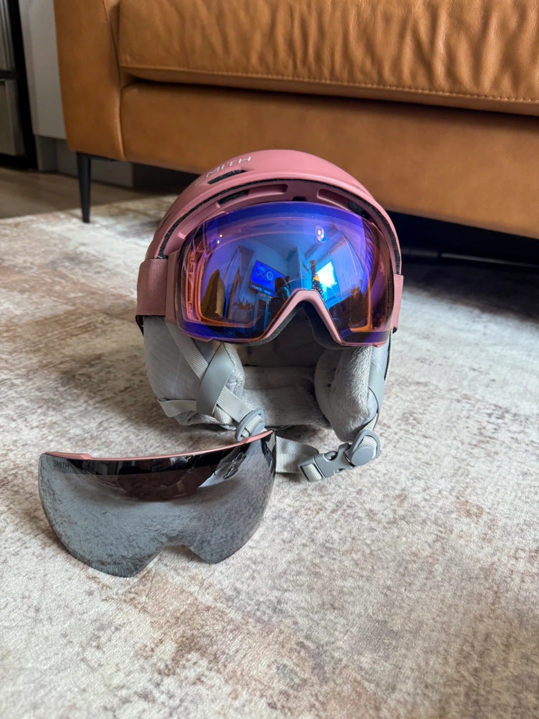 Smith Ski Helmet and Goggles Set