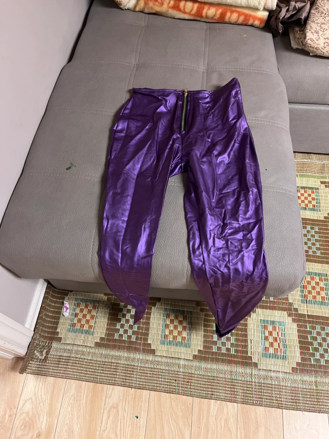 Purple Shiny Leggings - photo 2