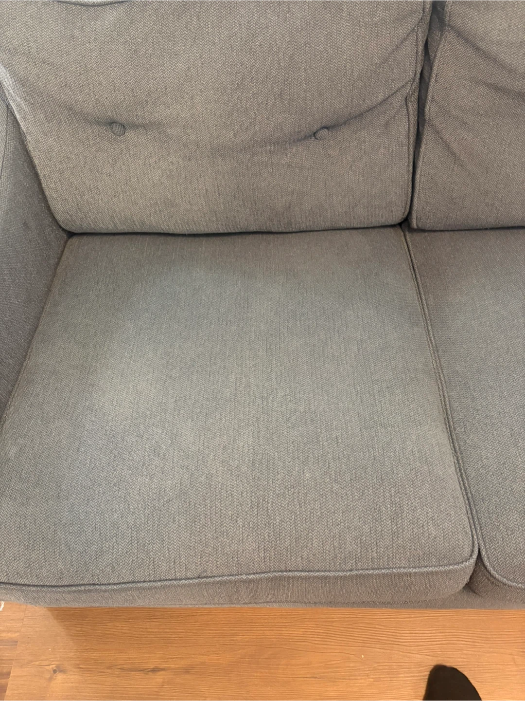 IKEA Grey Three-Seat Sofa - photo 3