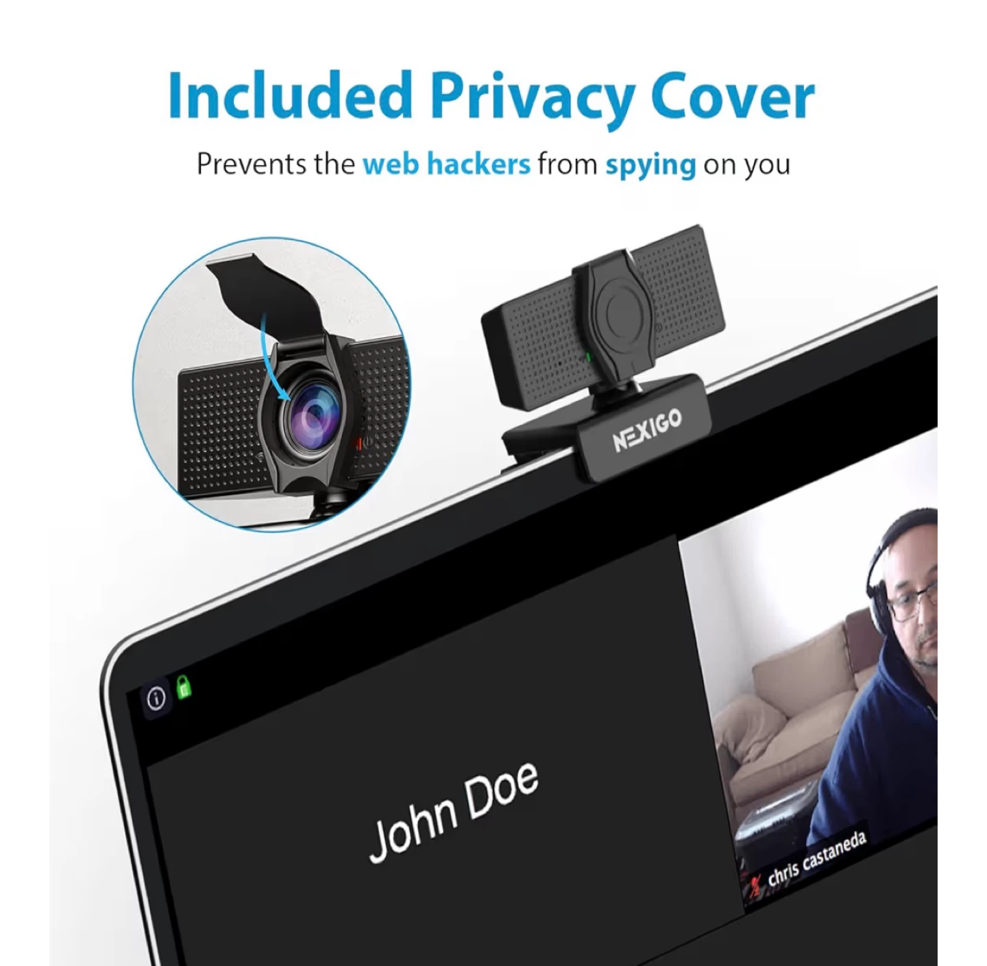 NexiGo 1080p Full HD Webcam with Box - photo 2