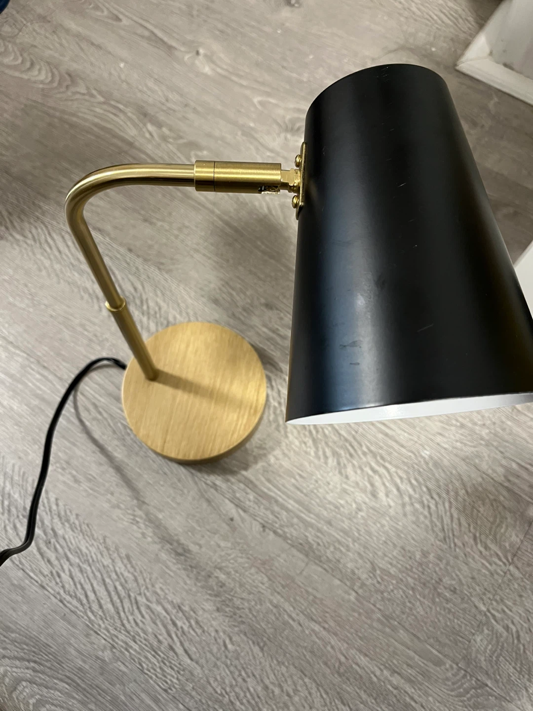 Black & Gold Desk Lamp