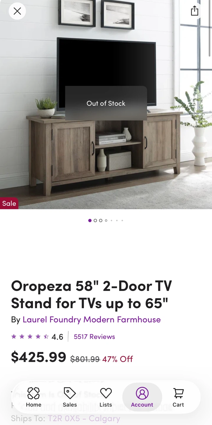 Oropeza TV Stand (Wayfair) - photo 2