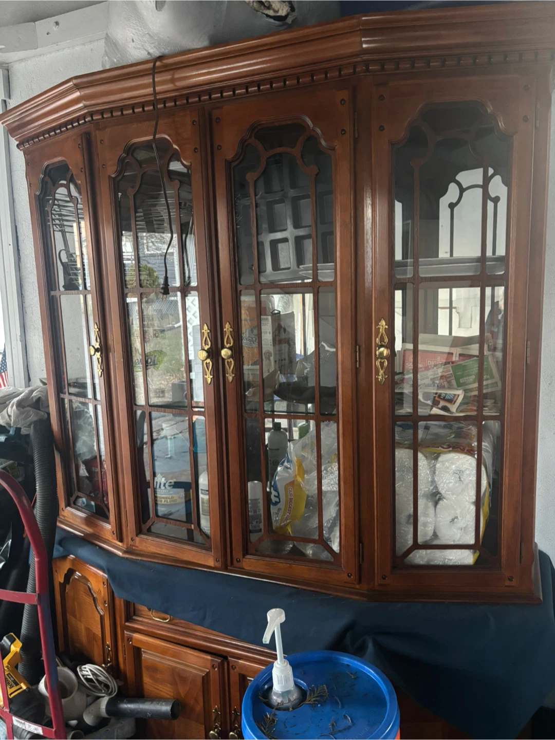 Wooden China Cabinet