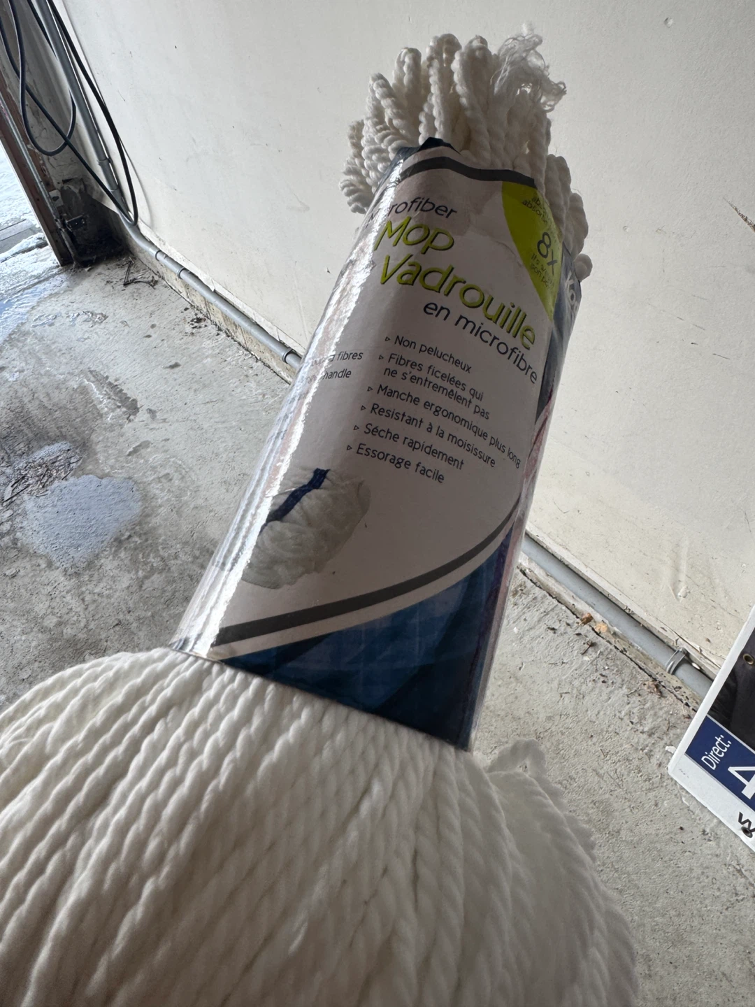 Vileda Bucket (used), microfibre Vadrouille Mop (brand new) - photo 4