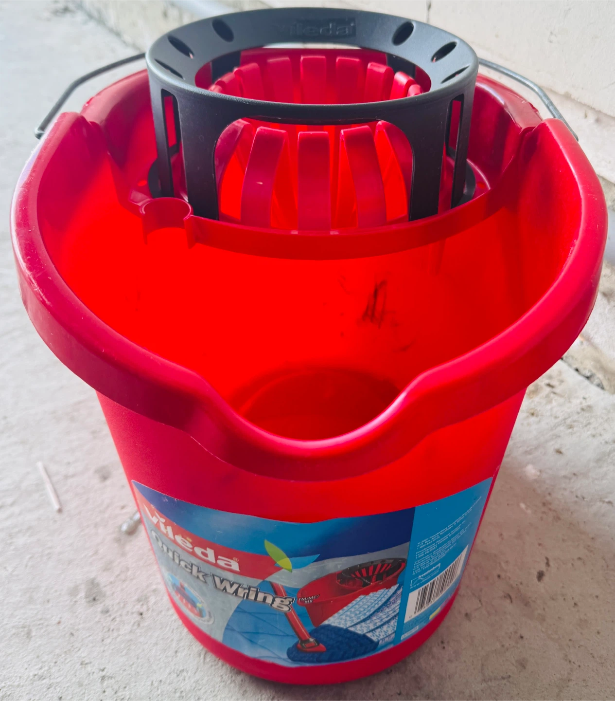 Vileda Bucket (used), microfibre Vadrouille Mop (brand new) - photo 3