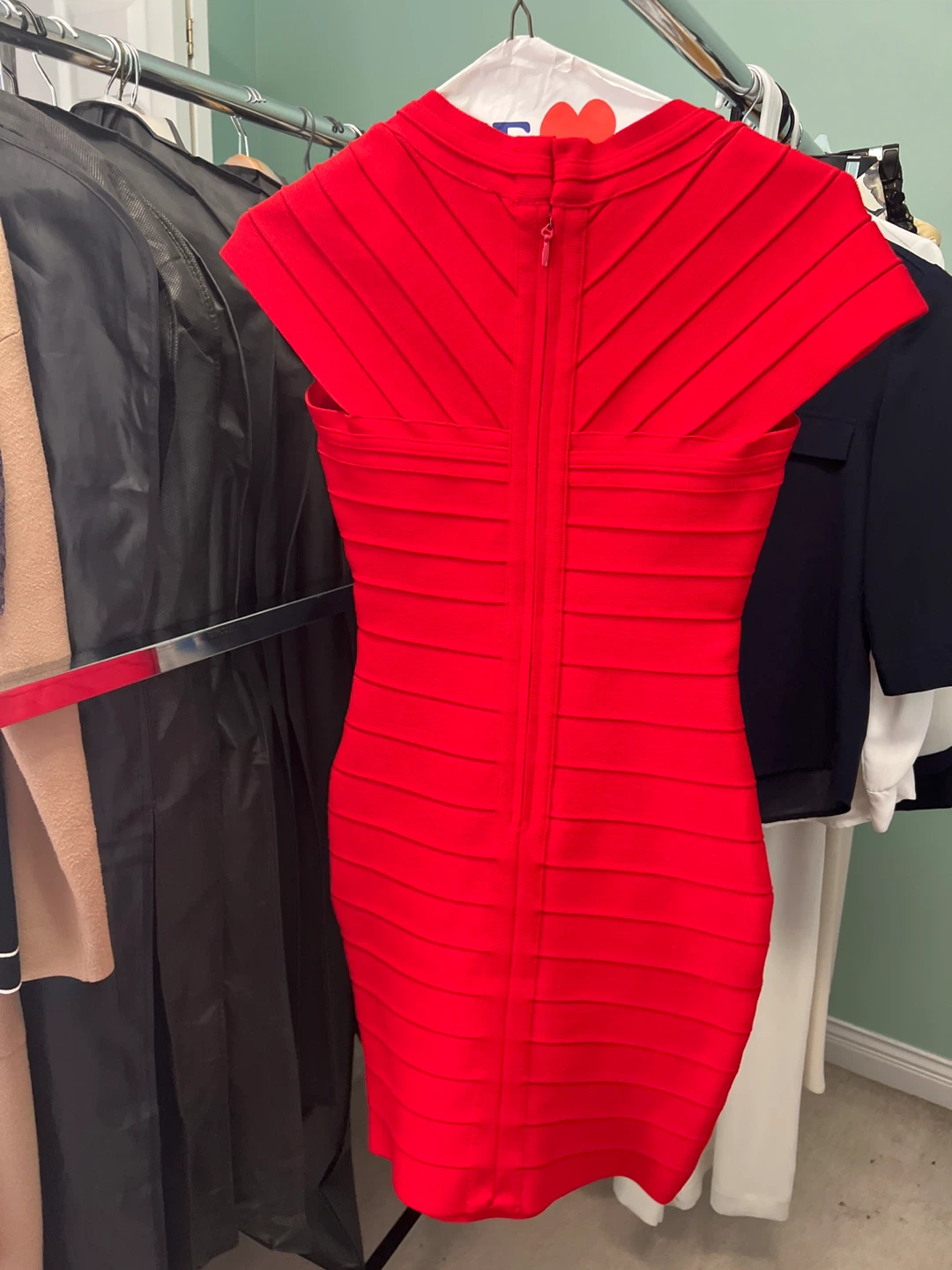 2 Red Bandage Dresses and 1 jumpsuit - photo 5