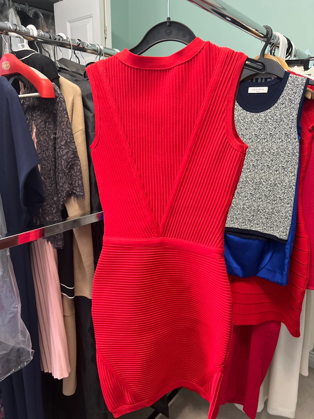 2 Red Bandage Dresses and 1 jumpsuit - photo 3