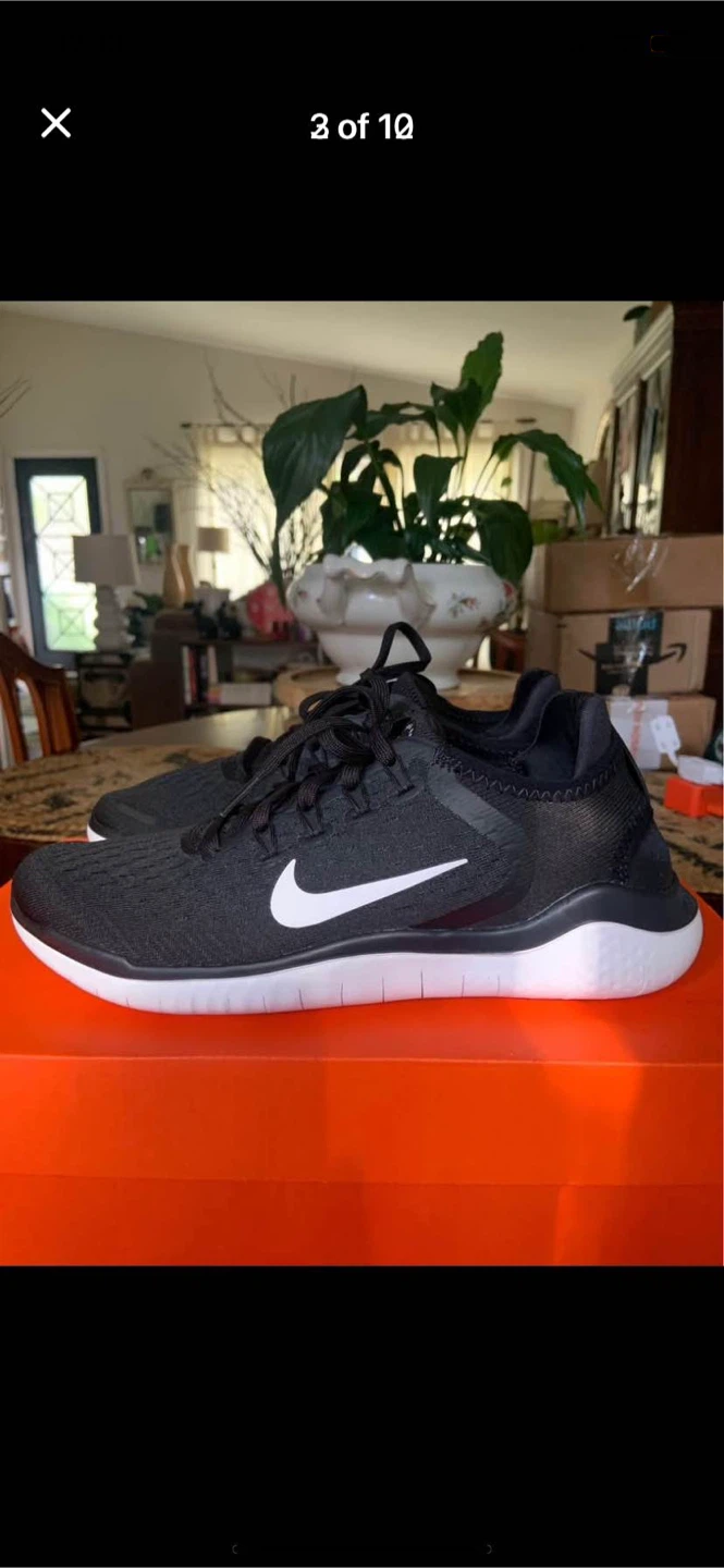 Nike Free RN 2018 Black/White Size 7 - photo 3