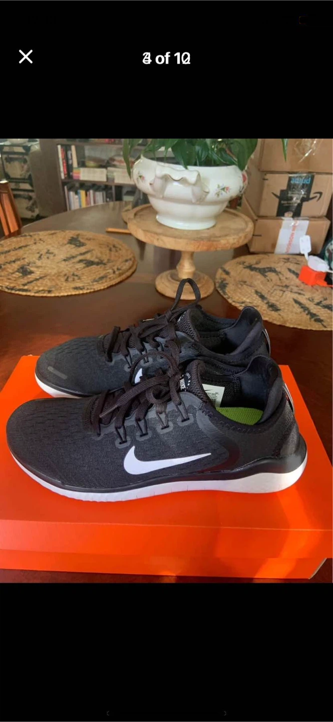 Nike Free RN 2018 Black/White Size 7 - photo 4