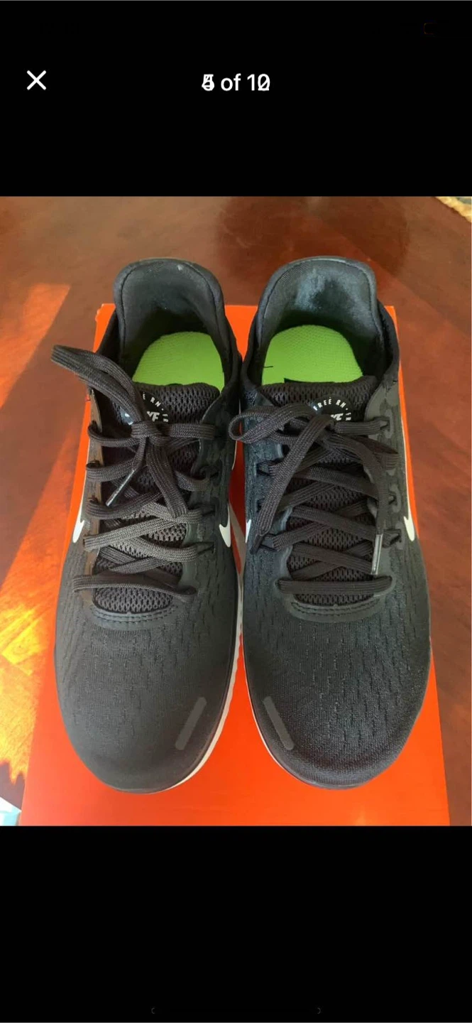 Nike Free RN 2018 Black/White Size 7 - photo 5