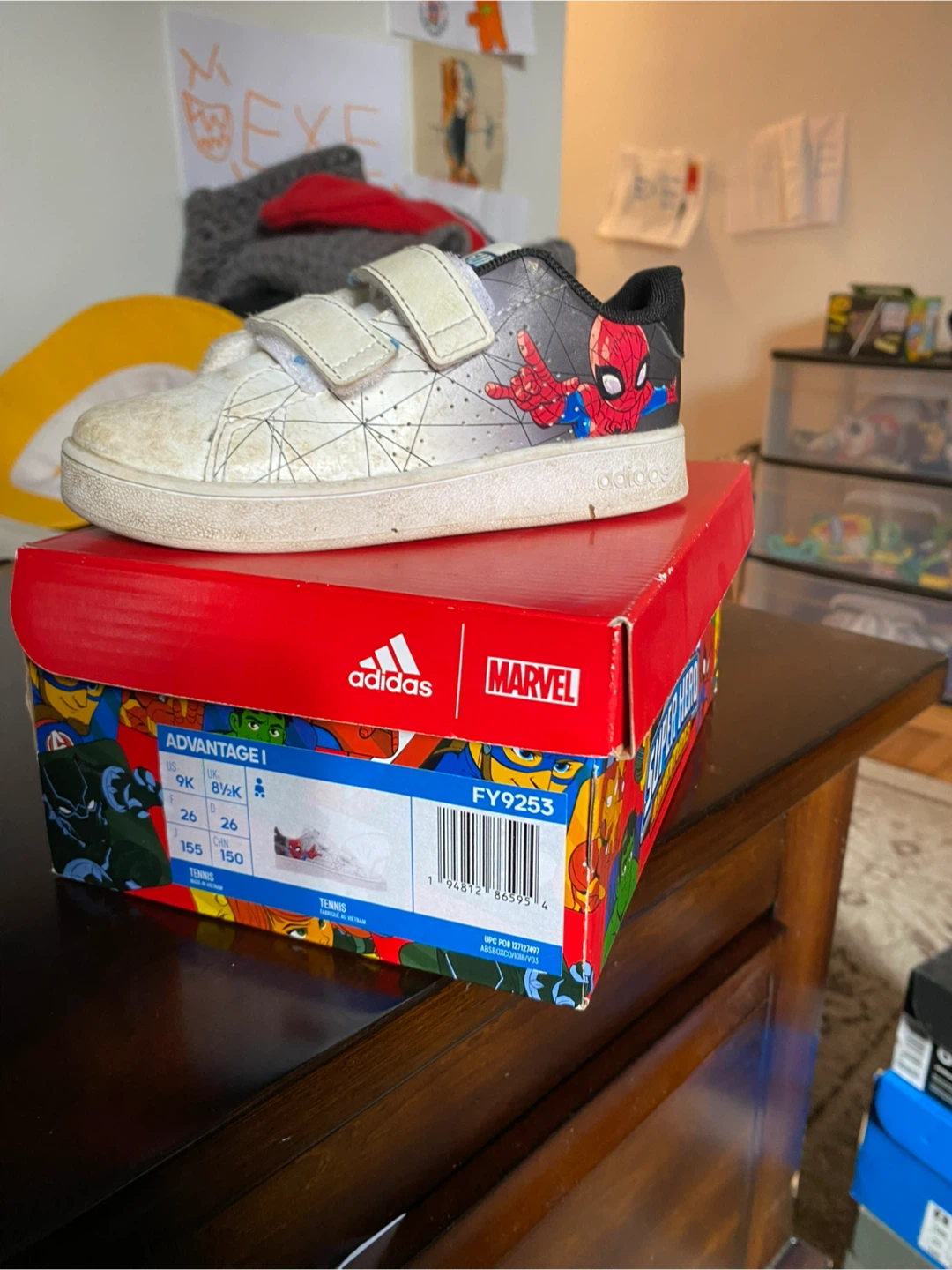 Adidas Advantage I Marvel Spiderman - Size 9K