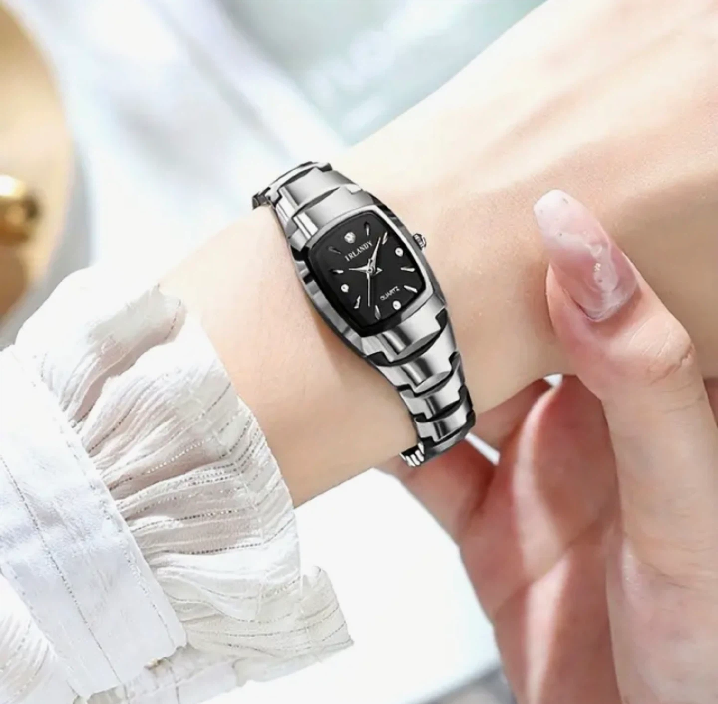 Irlandy Quartz Ladies Watch - Silver