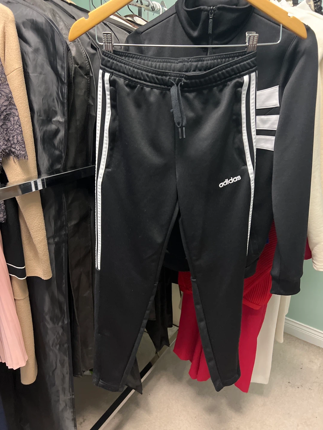 Adidas Black Track Pants Size M