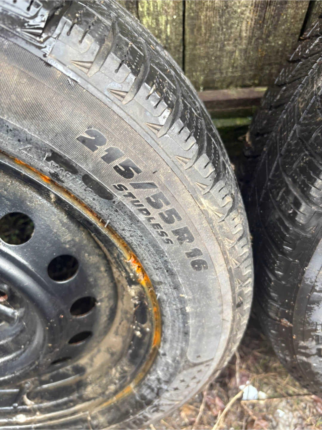 Set of 4 Winter Tires 215/55R16 - photo 2