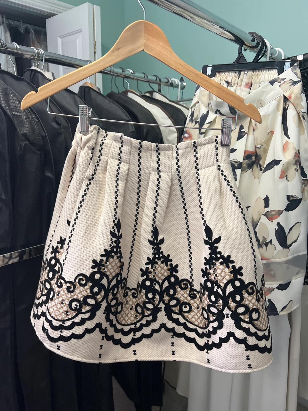 Patterned Mini Skirt - photo 2