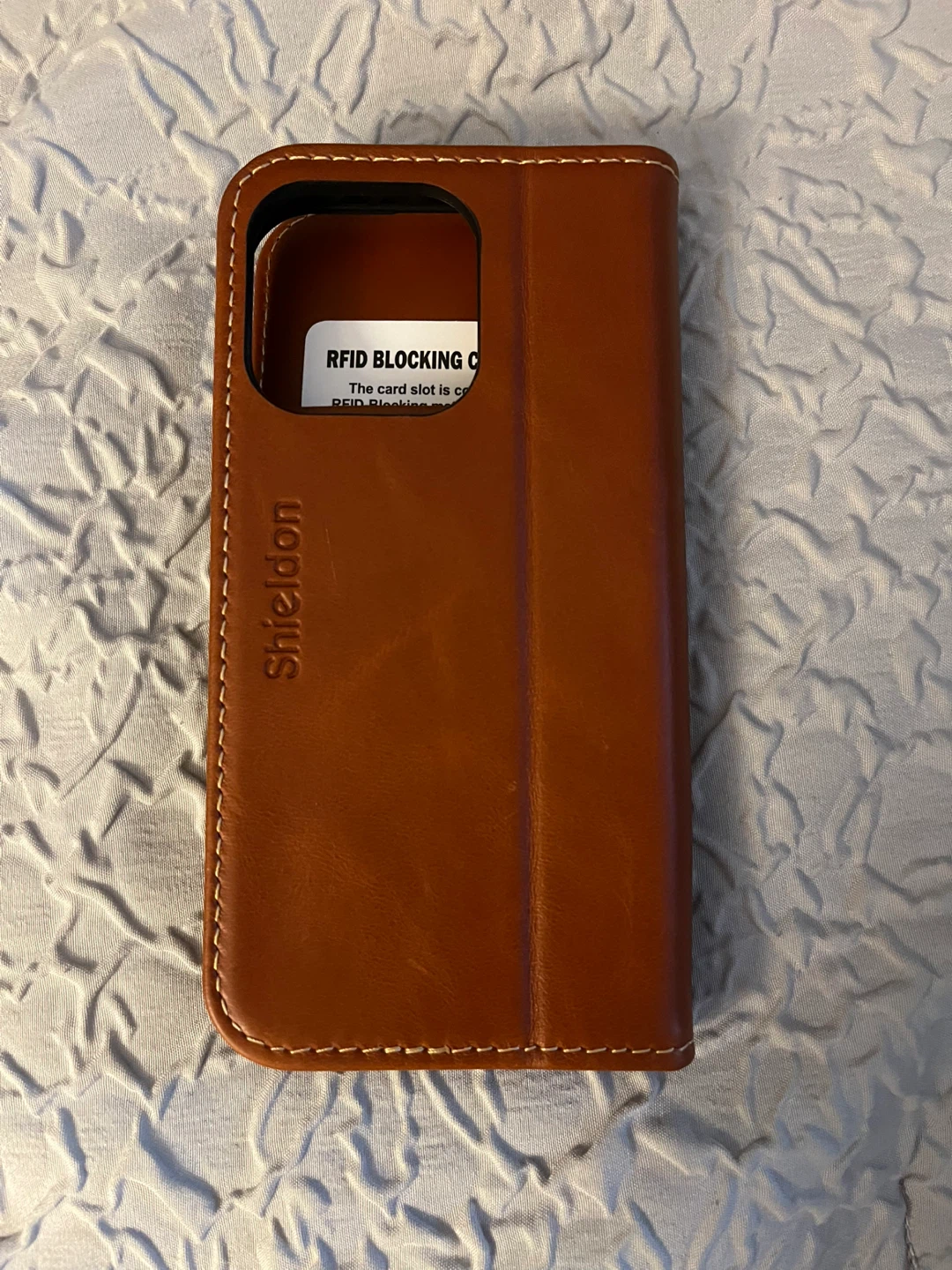 Shieldon Leather Wallet iPhone 15, 14, 13 Case - photo 3