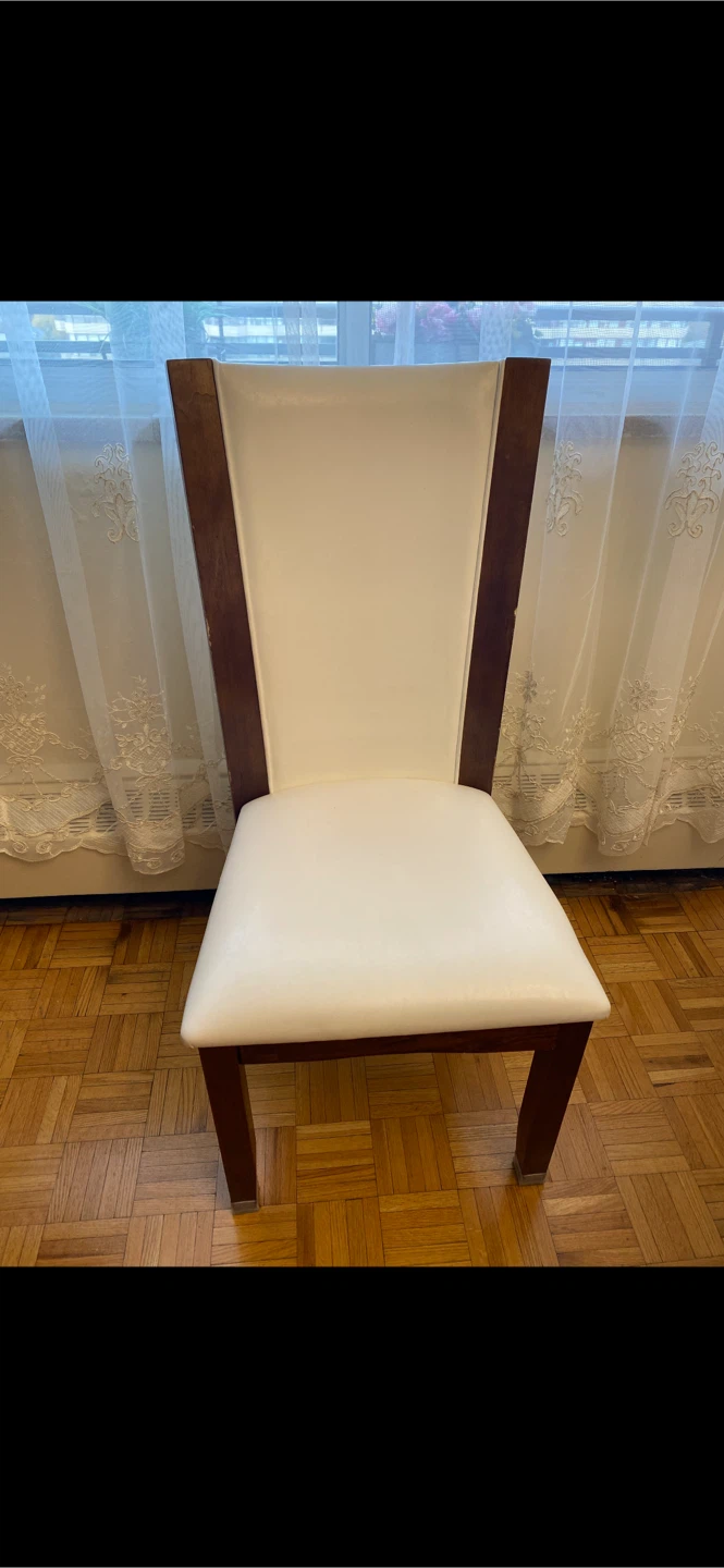 6 Chairs - White
