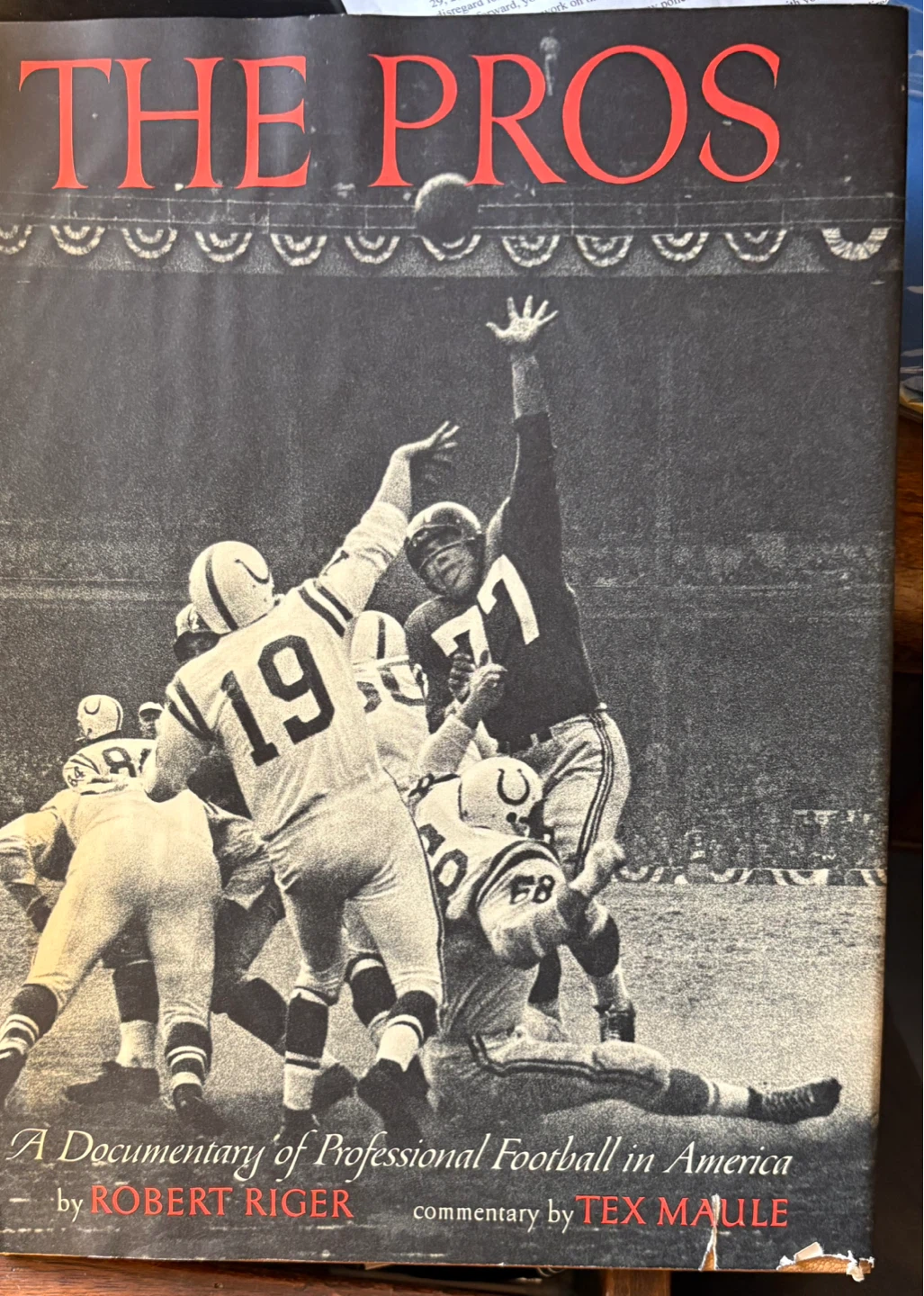 The Pros: rare book about Professional Football in America - photo 2