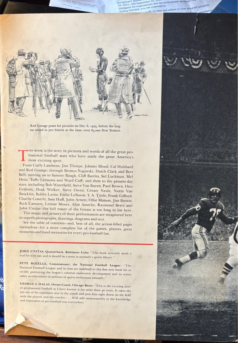 The Pros: rare book about Professional Football in America - photo 3