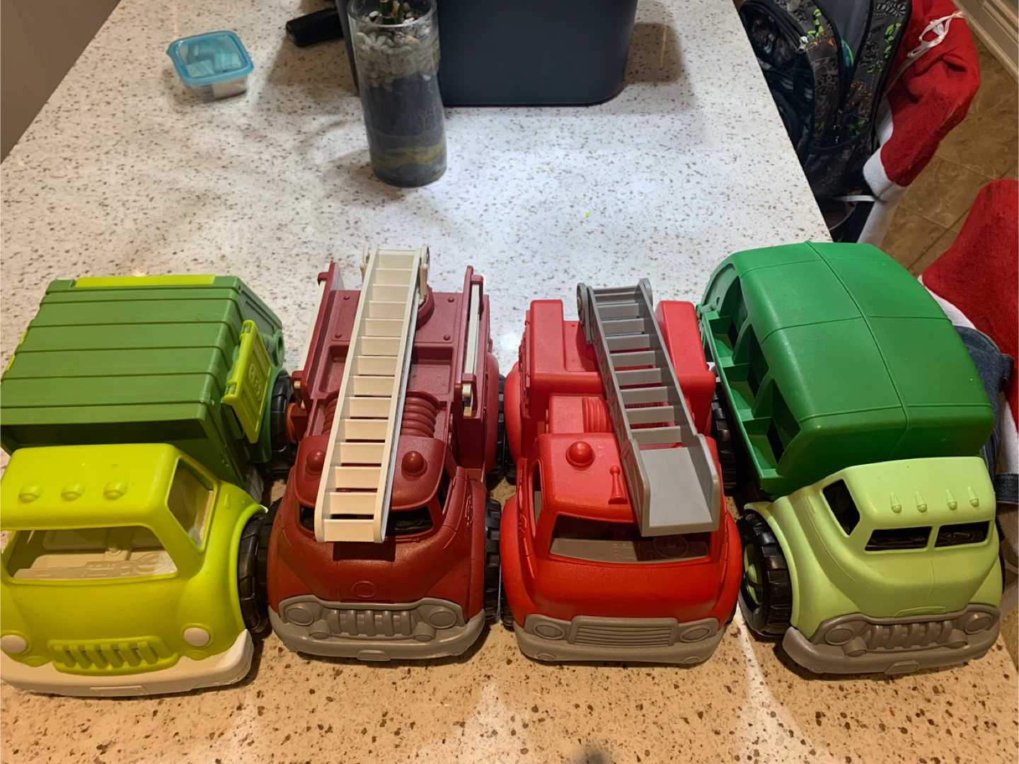 Green Toys Trucks - Fire Truck & Garbage Truck - photo 2