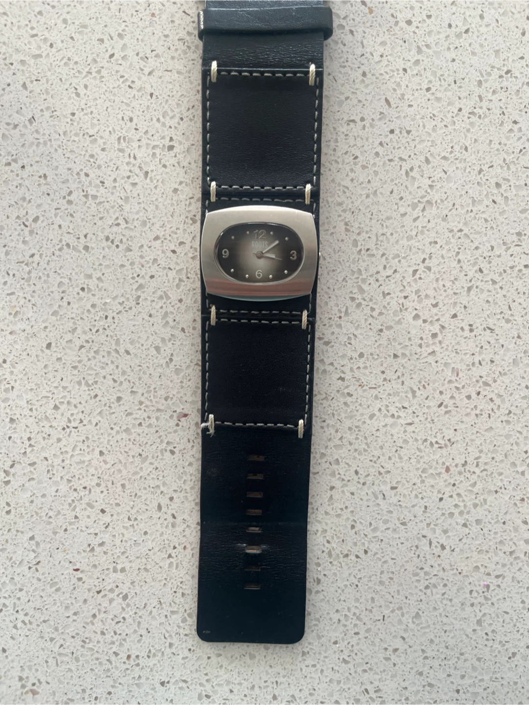 Roots Black Leather Watch - photo 5