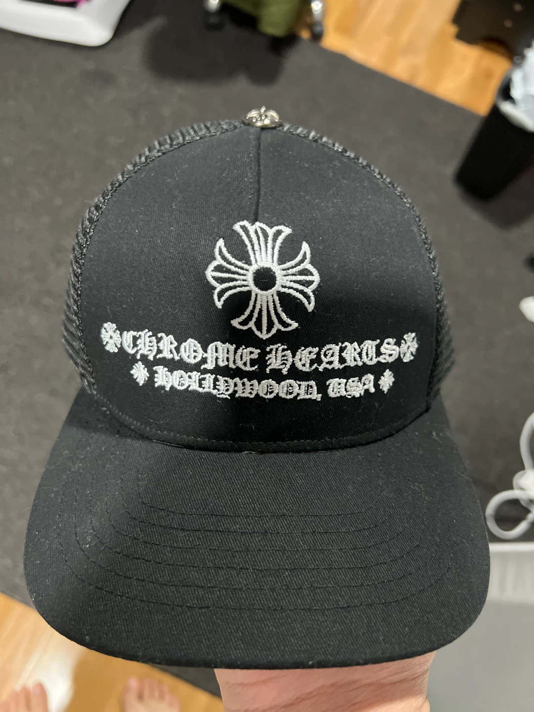 Chrome Hearts Hollywood USA Trucker Hat