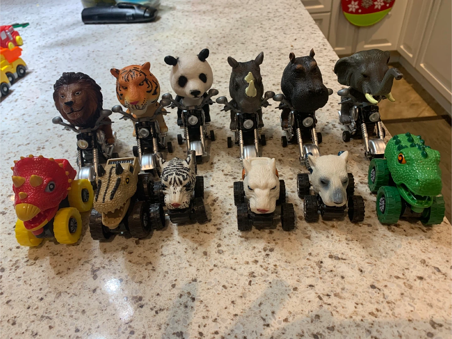 Animal Head Motorcycle & Car Toys