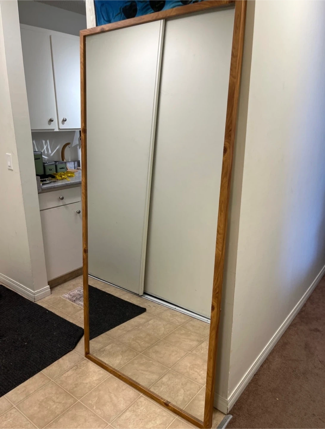Wood Framed Mirror - photo 3