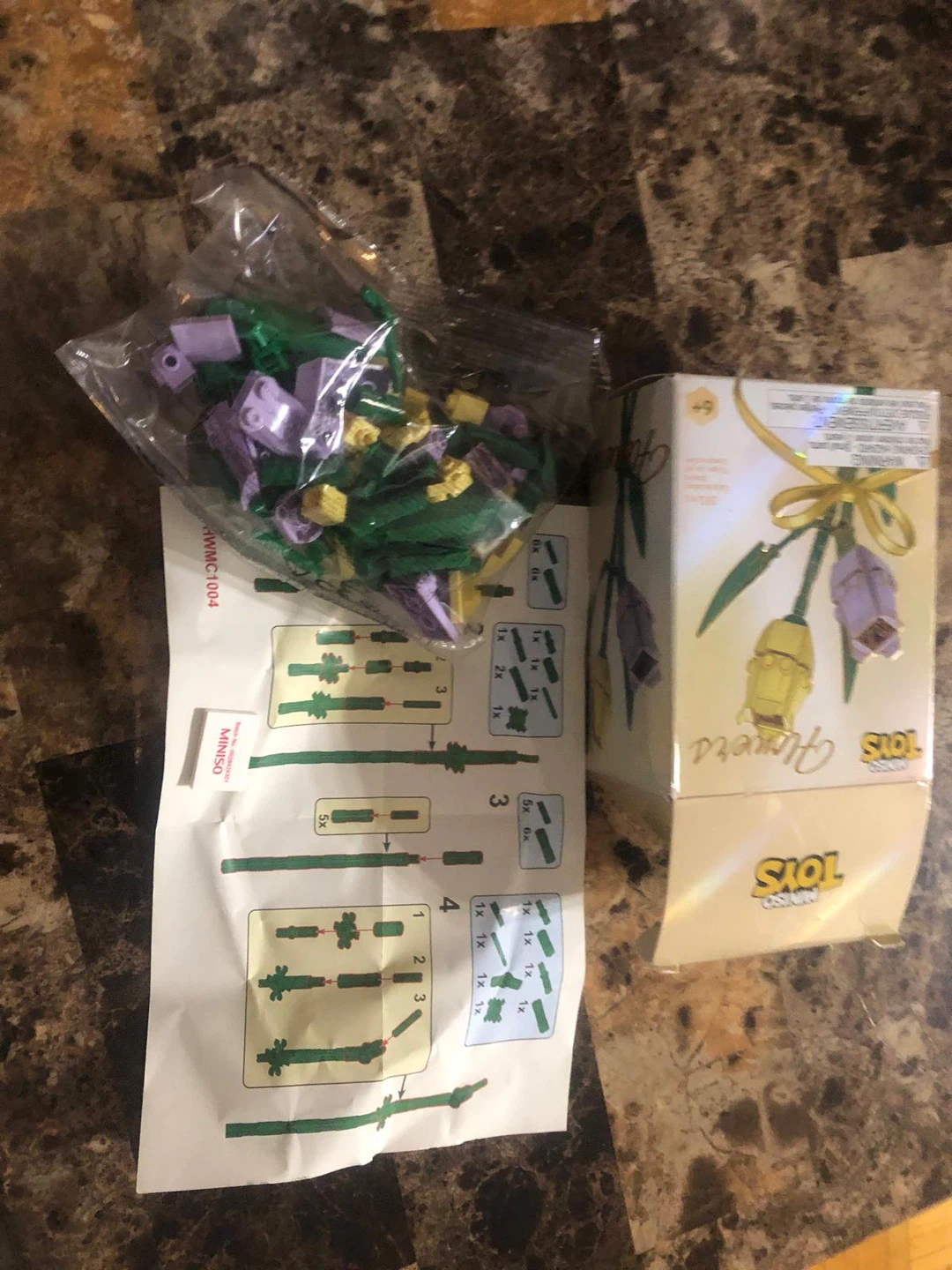 Miniso Toys Flowers Tulip Building Blocks (New) - photo 4