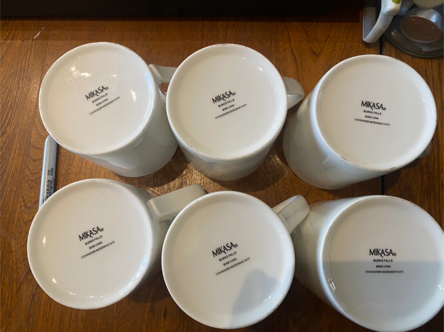 Mikasa Burks Falls Bone China Mugs (Set of 6)