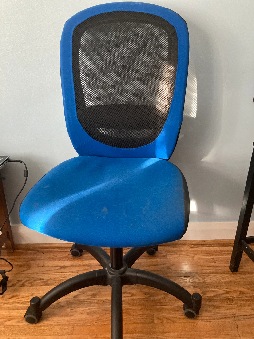 Blue Mesh Office Chair