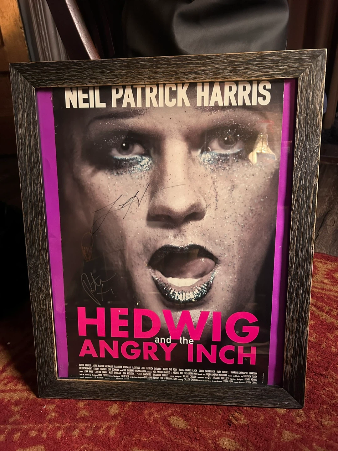 Neil Patrick Harris Signed Hedwig and the Angry Poster