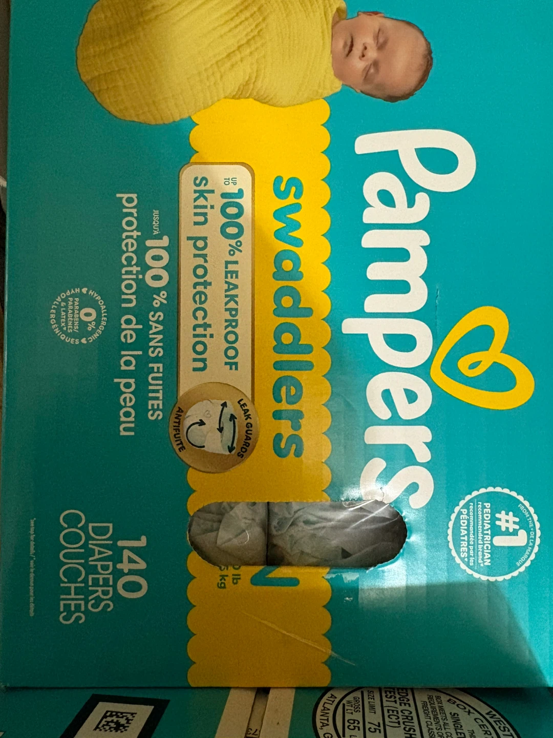 Pampers Swaddlers Diapers - 140 Count