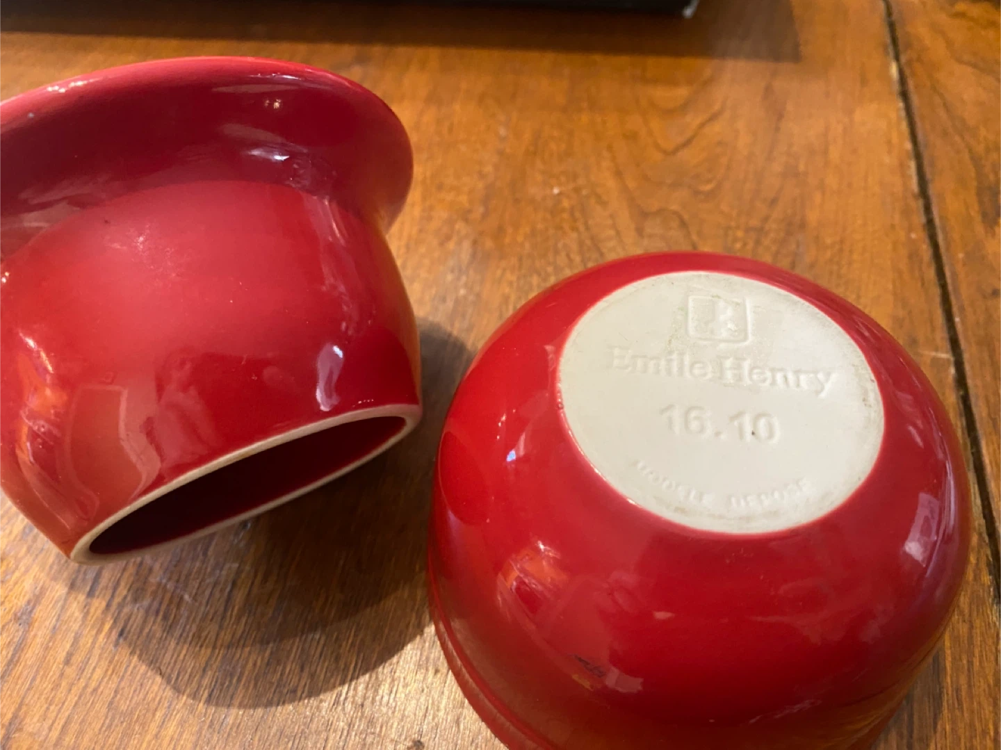 Emile Henry Red butter ball - photo 2