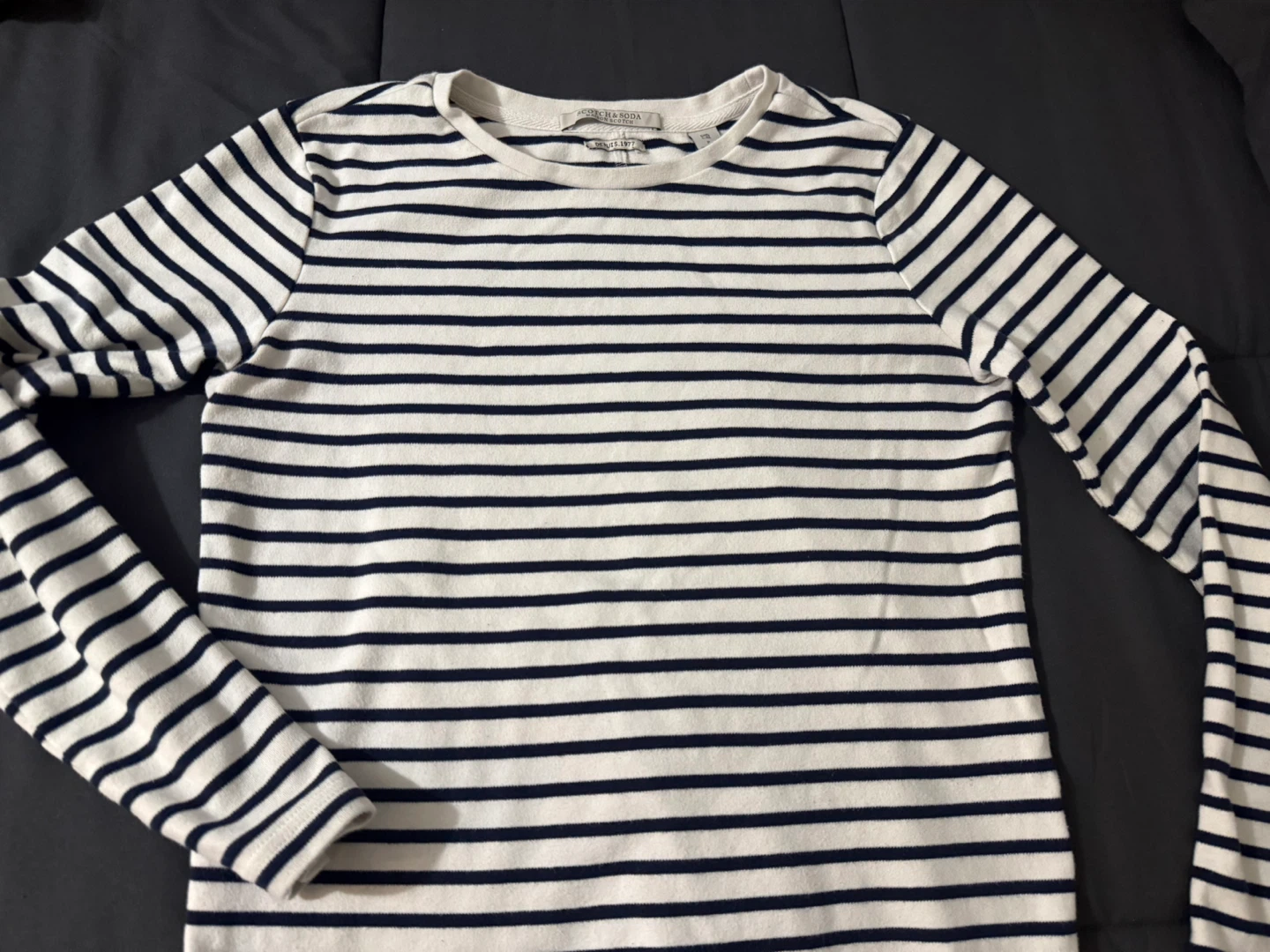 Scotch & Soda Striped Long Sleeve Top - Size P - photo 3