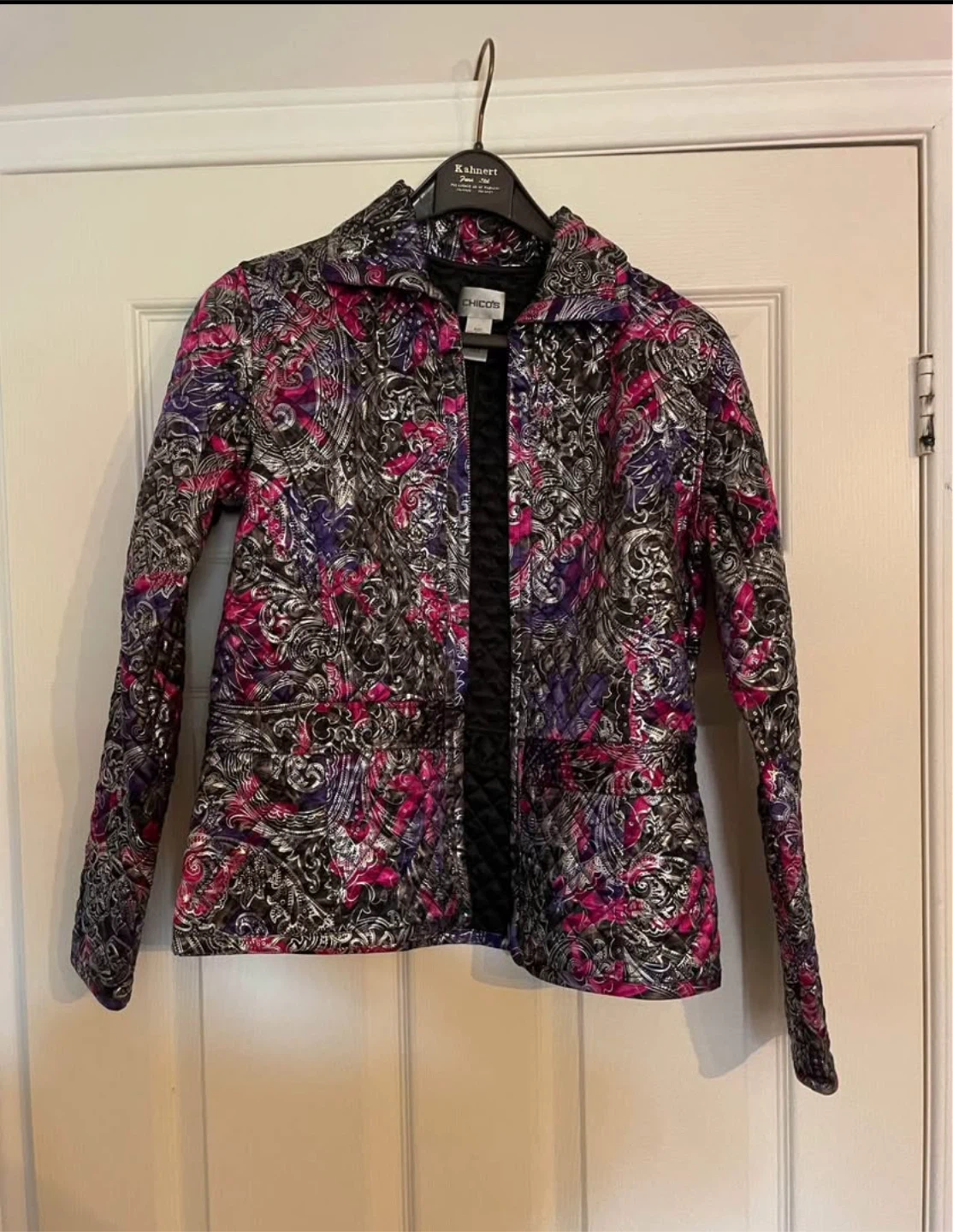 Chico's Size 0 Quilted Jacket