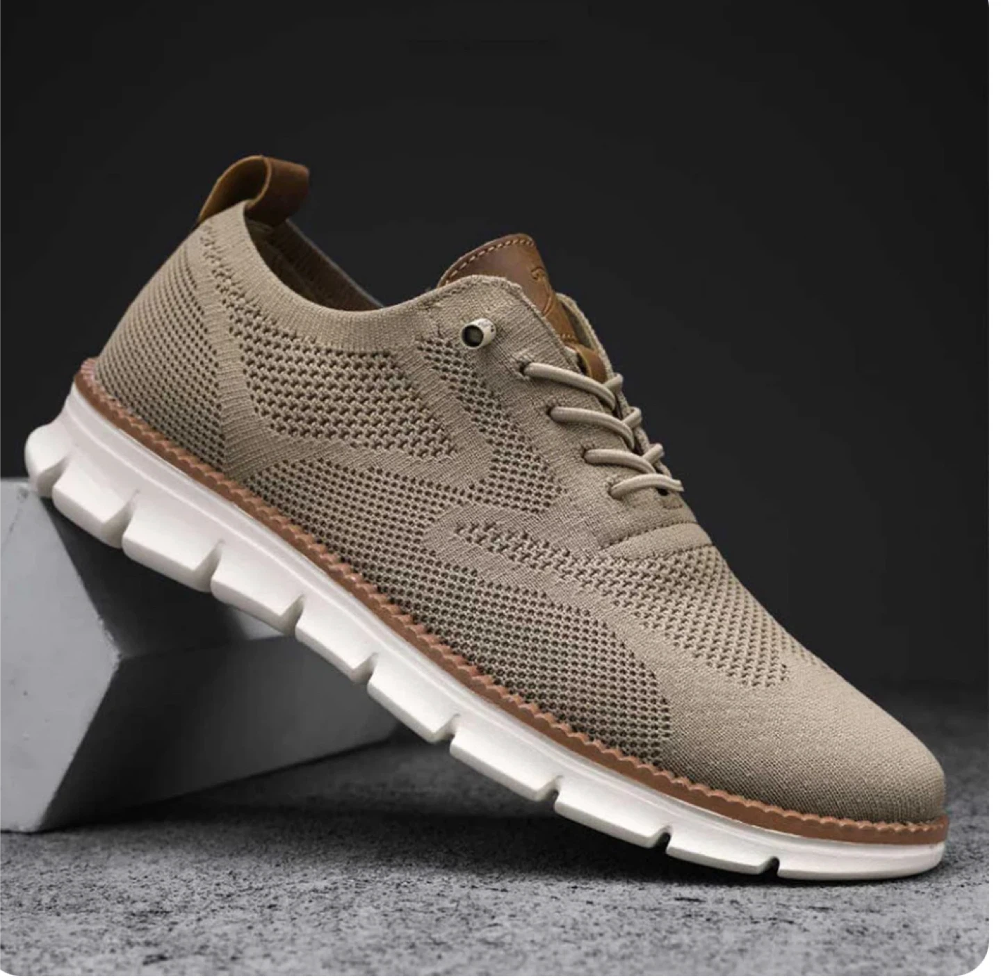 Breeze Men's Casual Shoes - Khaki