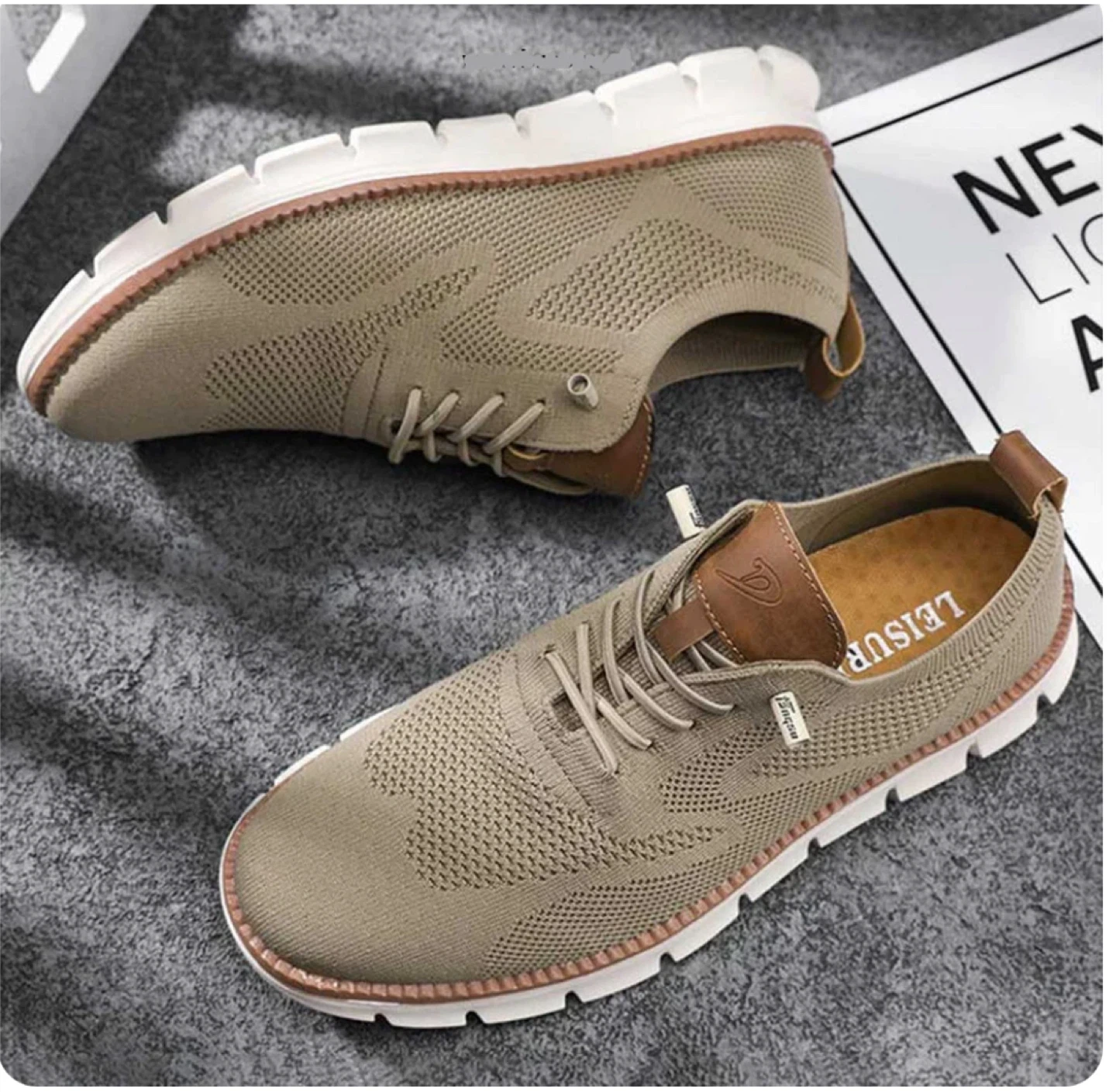 Breeze Men's Casual Shoes - Khaki - photo 2