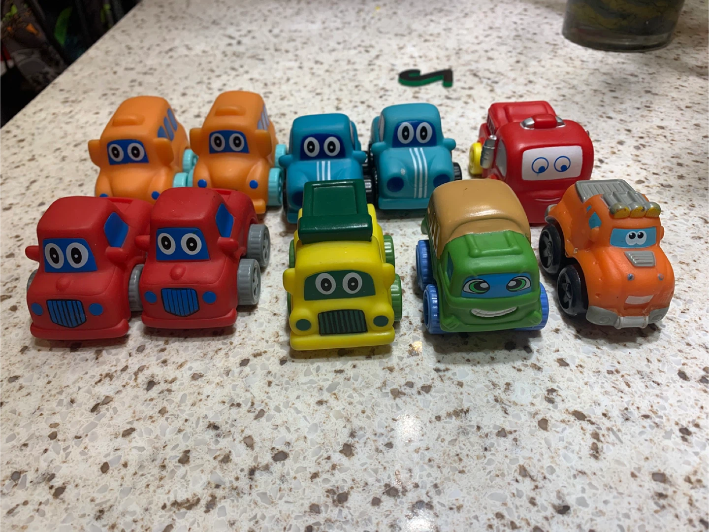 Set of 9 Toy Cars