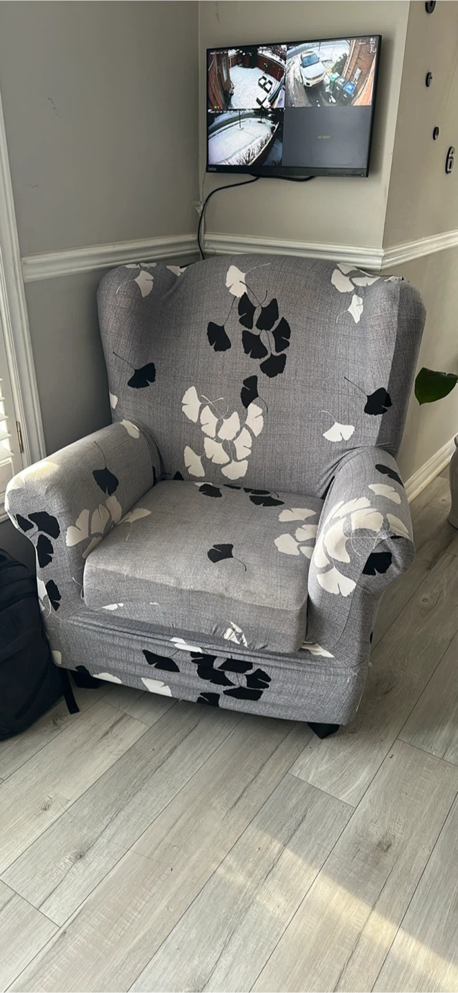 Used Black Sofa & Armchair - photo 2