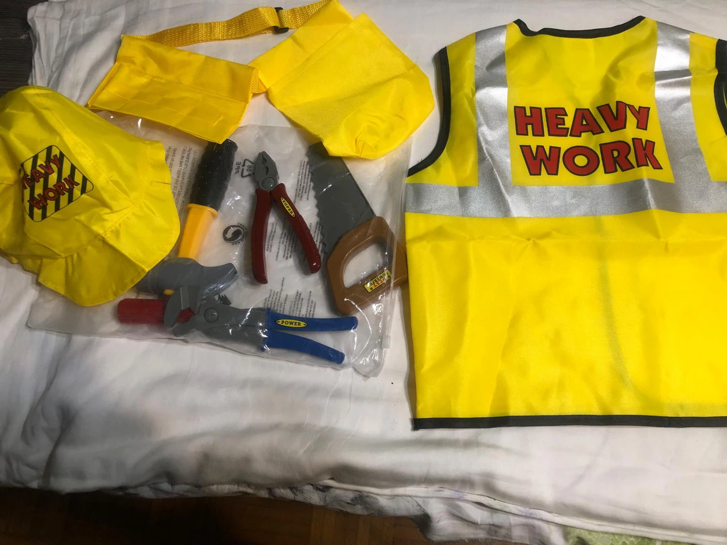 NEW-Kids Construction Worker Costume - New - photo 5